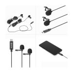 میکروفون یقه ای بویا BOYA BY-M3D Dual Type-C