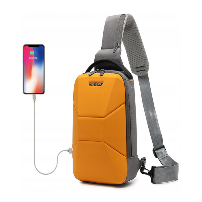 کیف تک بند مدل AOPINYOU Shoulder Backpack Shell USB AP-39