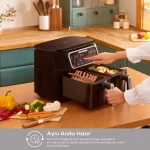 سرخکن بدون روغن دوقلوی کاراجا Air pro cook duo Ev Yemeği - Image 2