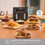 هواپز و سرخکن بدون روغن دوقلوی کاراجا مدل Air pro cook duo Köz - Image 2