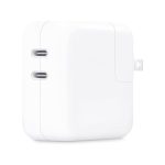 شارژر دیواری 35 وات اپل مدل Dual USB-C Port