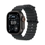 اپل واچ اولترا 3 سایز 49 میلی متری بدنه تیتانیوم مشکی بند اوشن مشکی