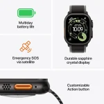 اپل واچ اولترا 3 سایز 49 میلی متری بدنه تیتانیوم رنگ نچرال بند آلپاین آبی - Image 5